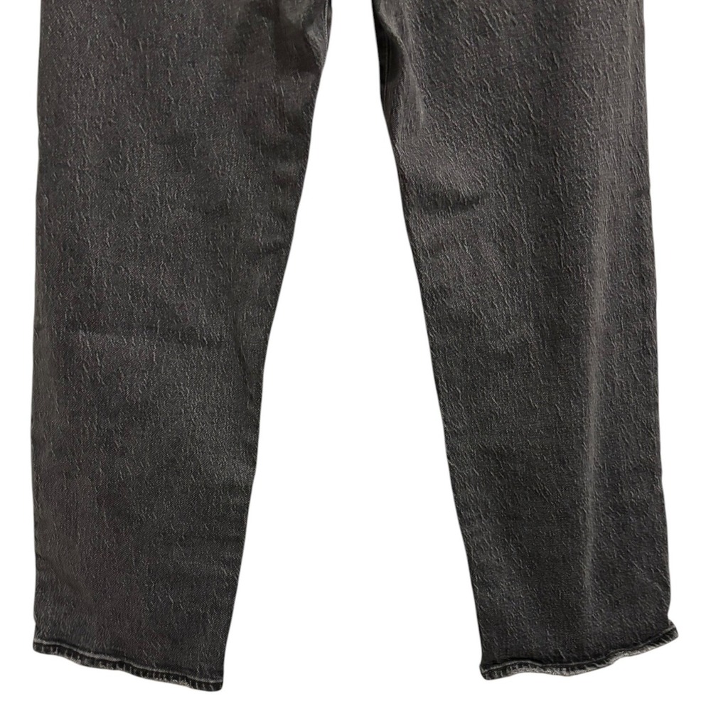 Levi's Ribcage Straight Ankle Jeans Black High Rise Button Fly Festival Boho 27 - Picture 15 of 15